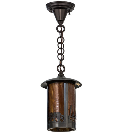 8" Wide Fulton Bear Creek Mini Pendant