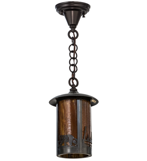 8" Wide Fulton Bear Creek Mini Pendant