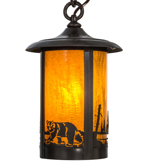 8" Wide Fulton Bear Creek Mini Pendant