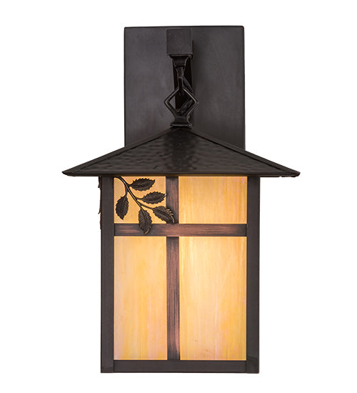 9"W Seneca Sprig Hanging Wall Sconce