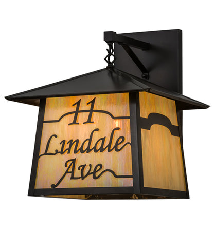 16" Wide Personalized Stillwater Wall Sconce