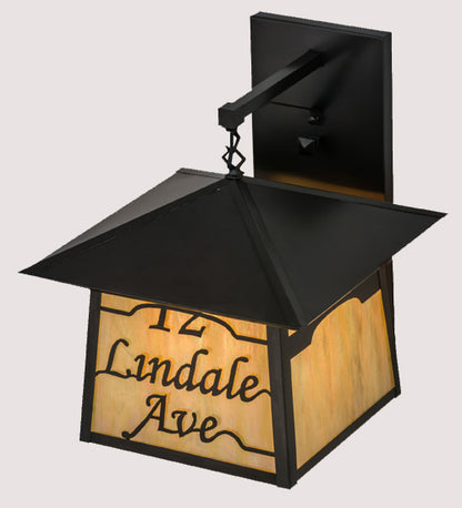 16" Wide Personalized Stillwater Wall Sconce