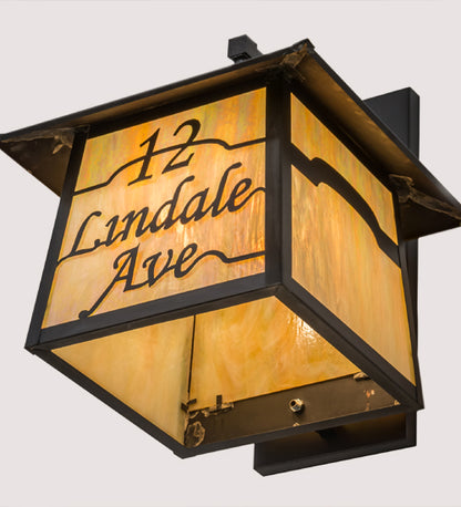 16" Wide Personalized Stillwater Wall Sconce