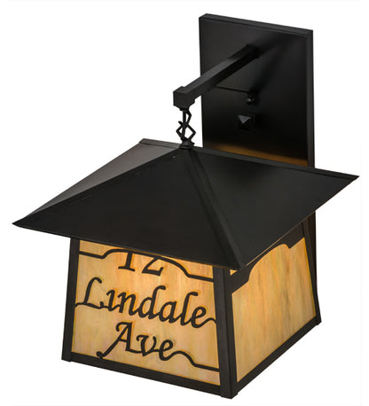 16" Wide Stillwater Personalized Wall Sconce