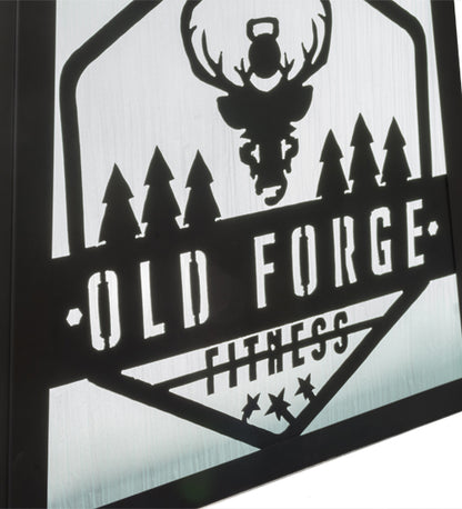 16" Square Personalized Old Forge Fitness Pendant