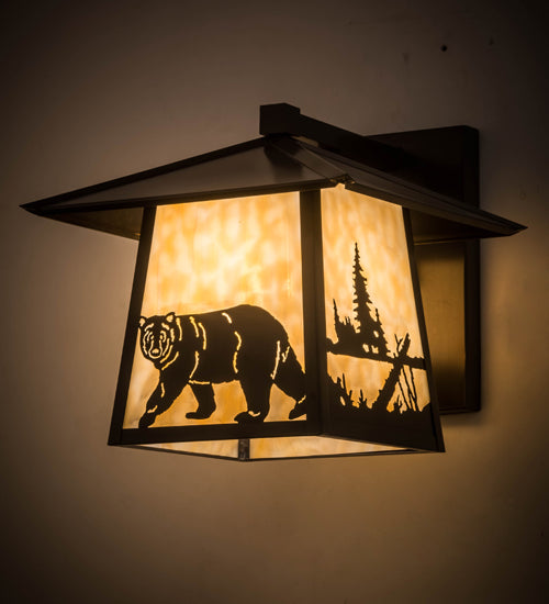 12"Wide Seneca Ponte Wall Sconce