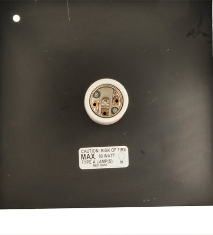 12" Wide Stillwater Deer Creek Solid Mount Wall Sconce