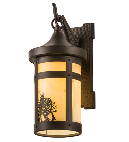 10"Wide Hyde Park "T" Mission Wall Sconce