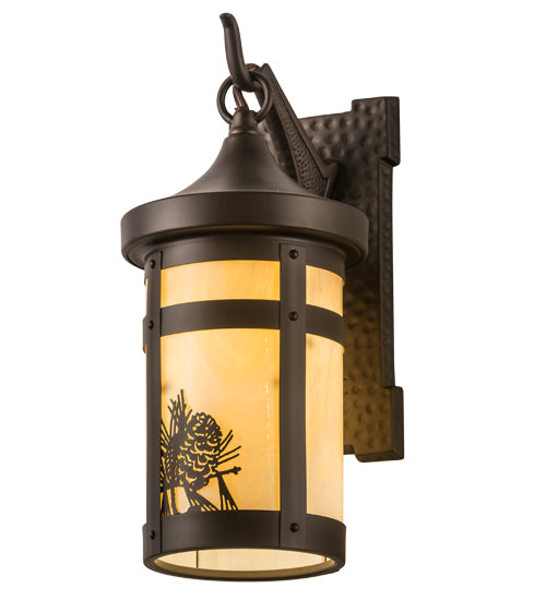 10"Wide Hyde Park "T" Mission Wall Sconce