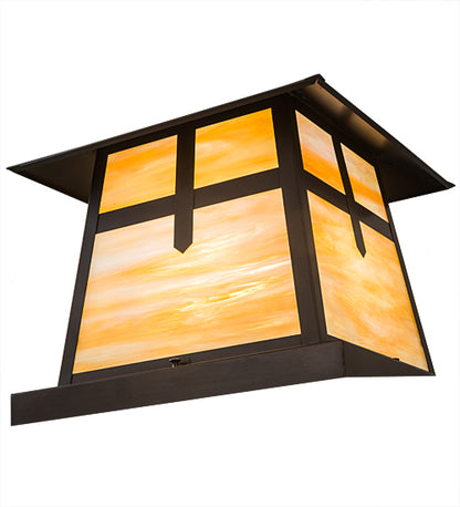 10"Sq Tamarack Pendant