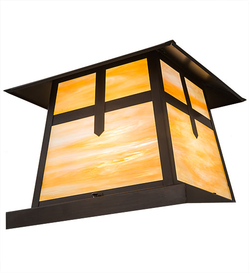 10"Sq Tamarack Pendant