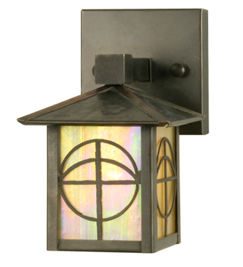 9" Wide Seneca Grapes Straight Arm Wall Sconce