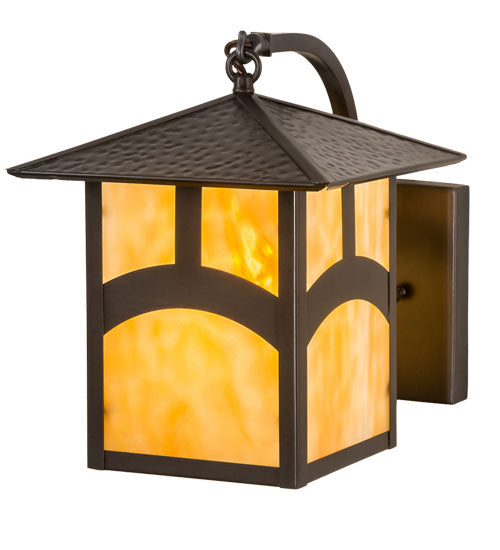 8"W Stillwater Double Bar Mission Sconce