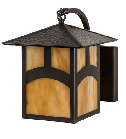 8"W Stillwater Double Bar Mission Sconce