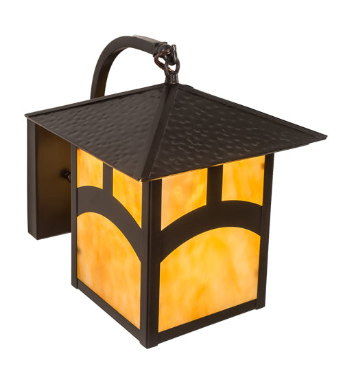 8"W Stillwater Double Bar Mission Sconce