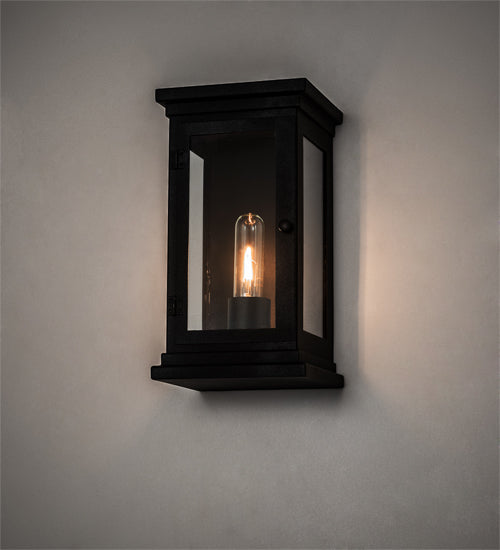 10" Square Stillwater Double Bar Mission Pendant