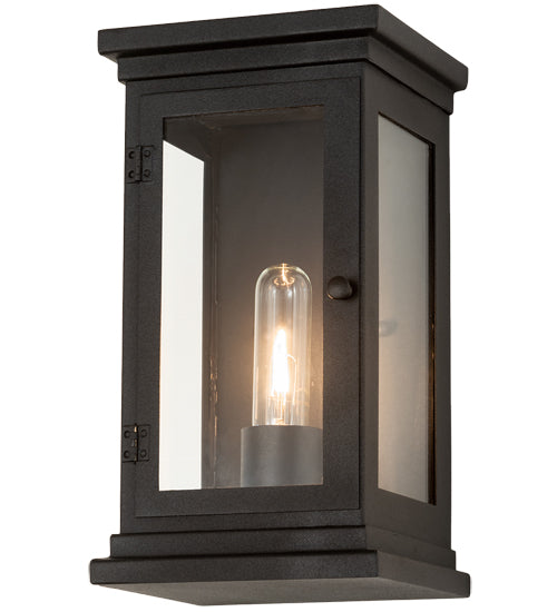 10" Square Stillwater Double Bar Mission Pendant
