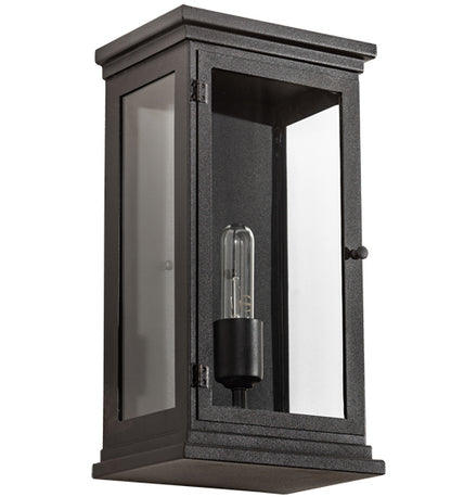 9" Wide Seneca Hill Top Curved Arm Wall Sconce