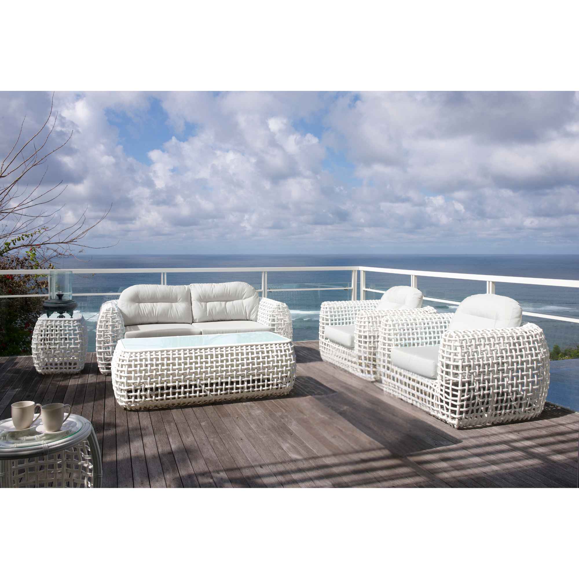 Dynasty 5-Piece Seating Set with Sunbrella Cushion