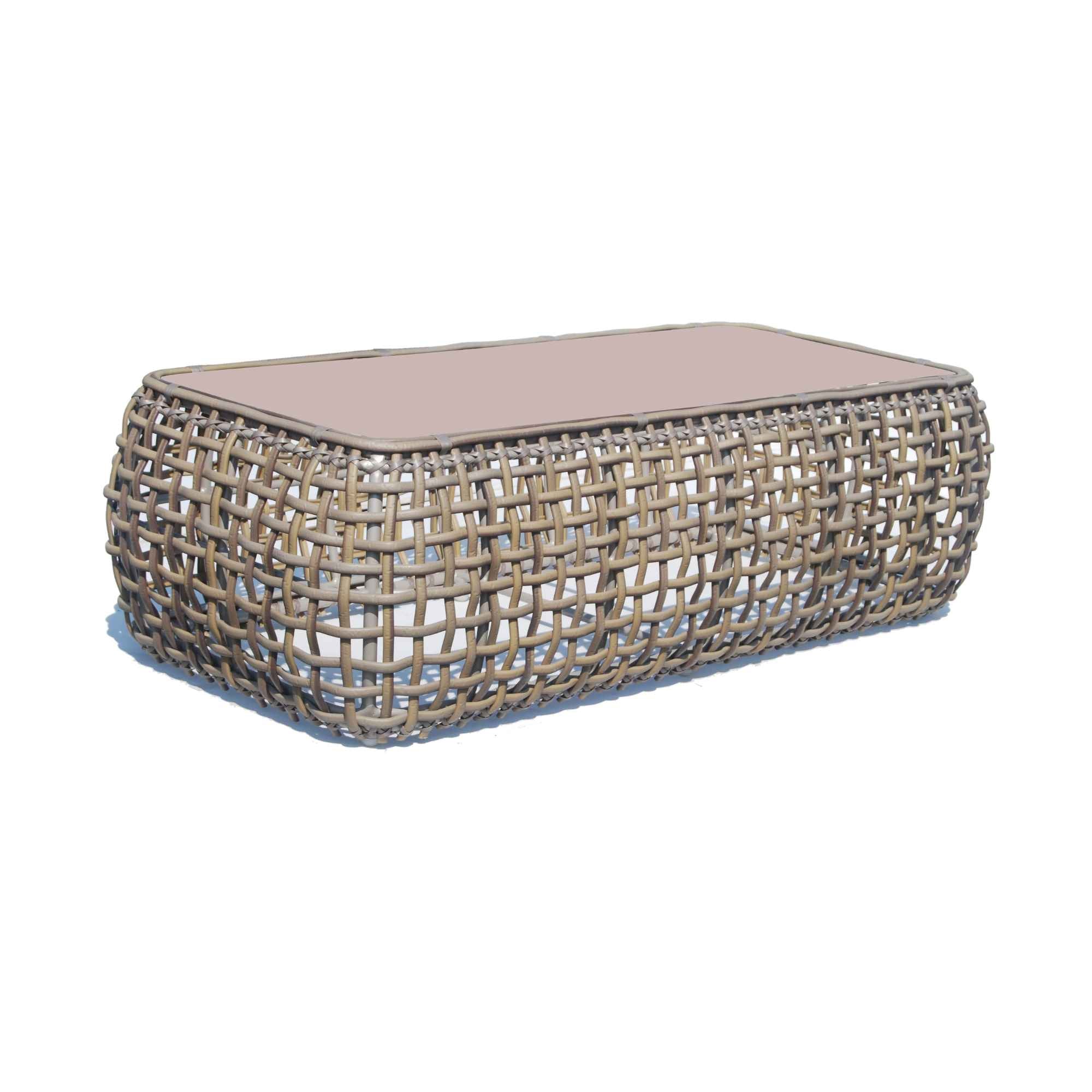 Dynasty Coffee Table with Glass