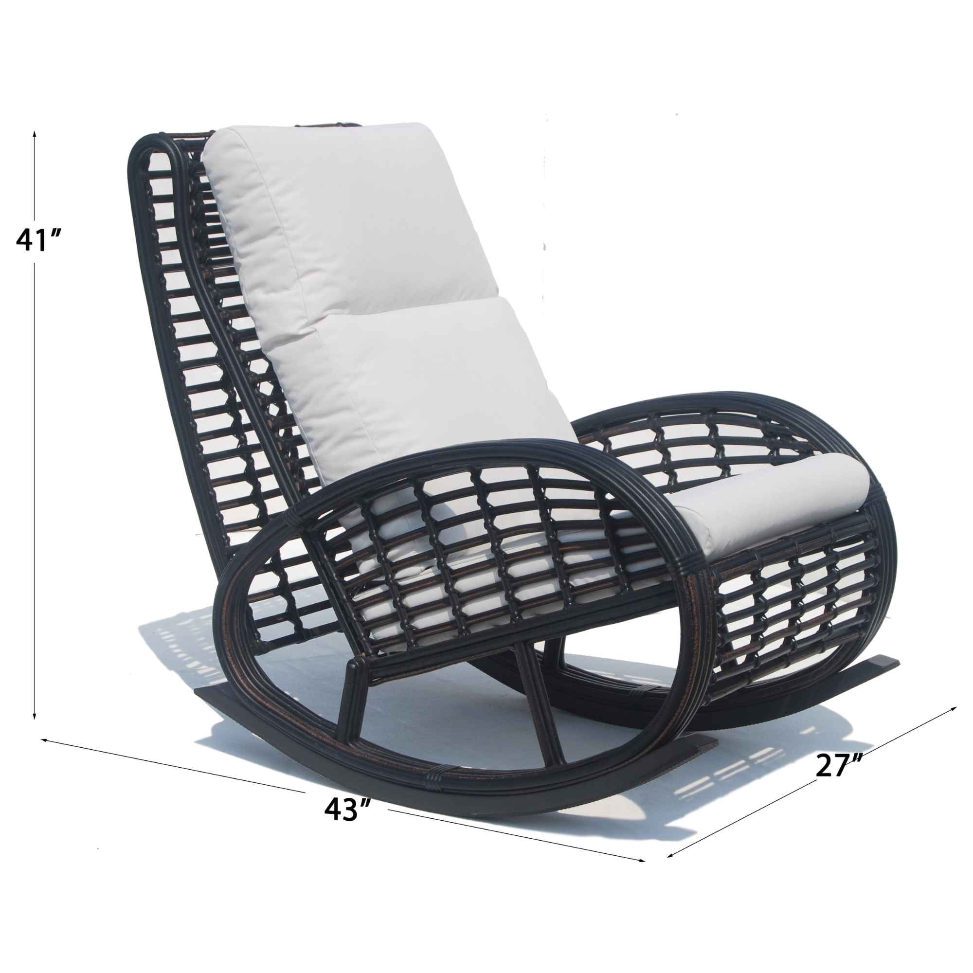 Dynasty Rocker with Sunbrella Cushion