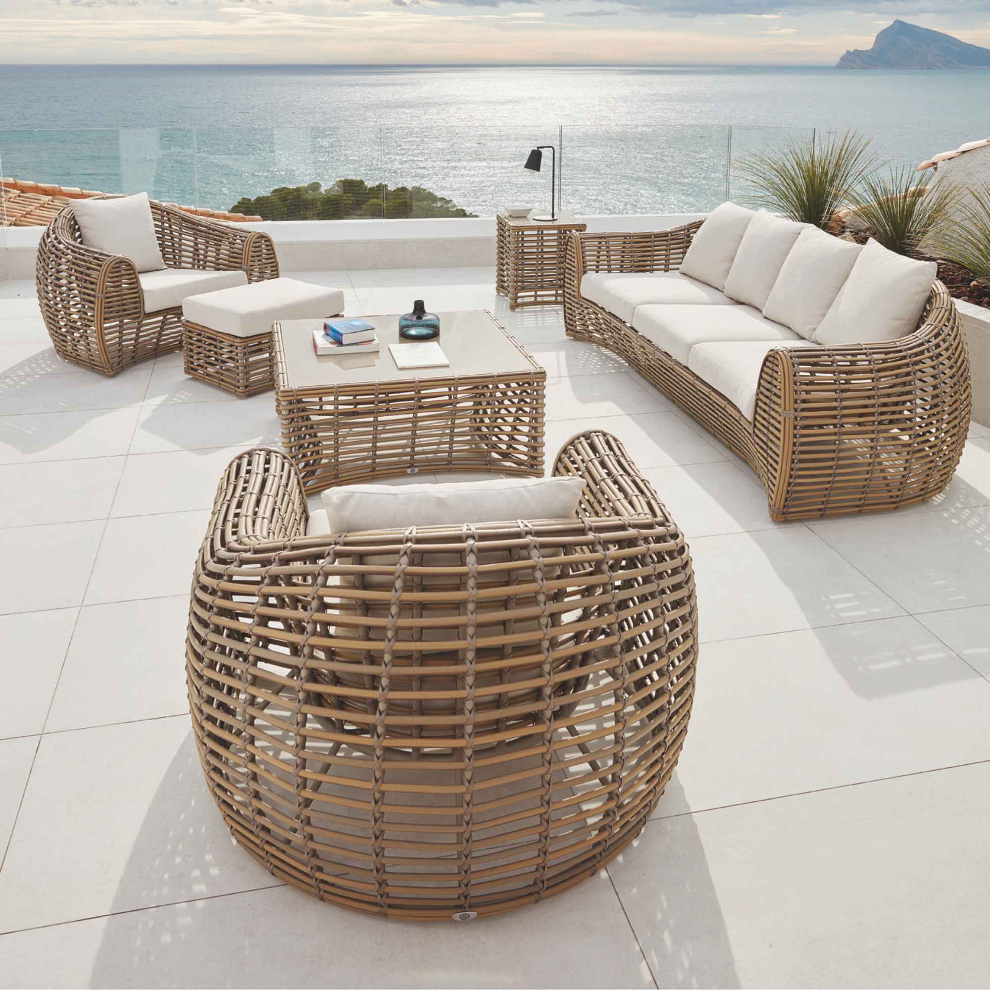 Ruby 5-Piece Seating Set with Sunbrella Cushions