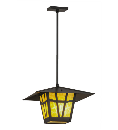 7" Square Seneca Sprig Hanging Wall Sconce