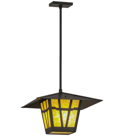 7" Square Seneca Sprig Hanging Wall Sconce