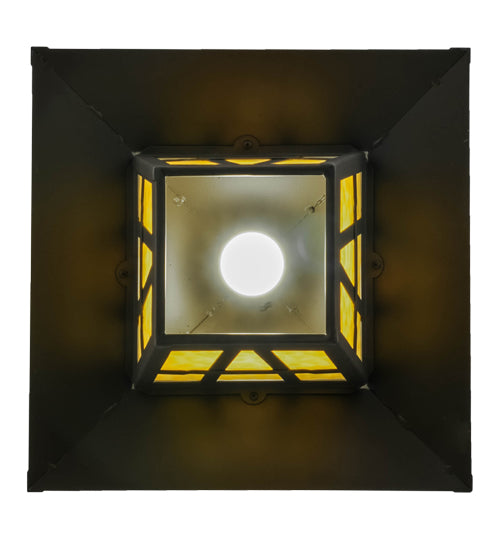 7" Square Seneca Sprig Hanging Wall Sconce