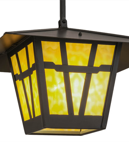 7" Square Seneca Sprig Hanging Wall Sconce