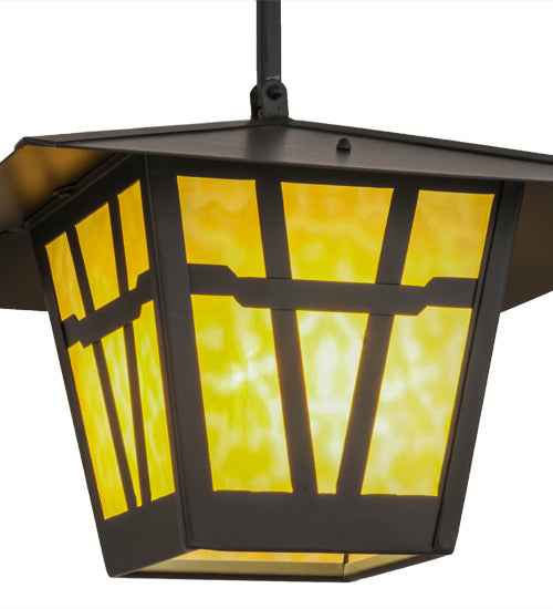 7" Square Seneca Sprig Hanging Wall Sconce
