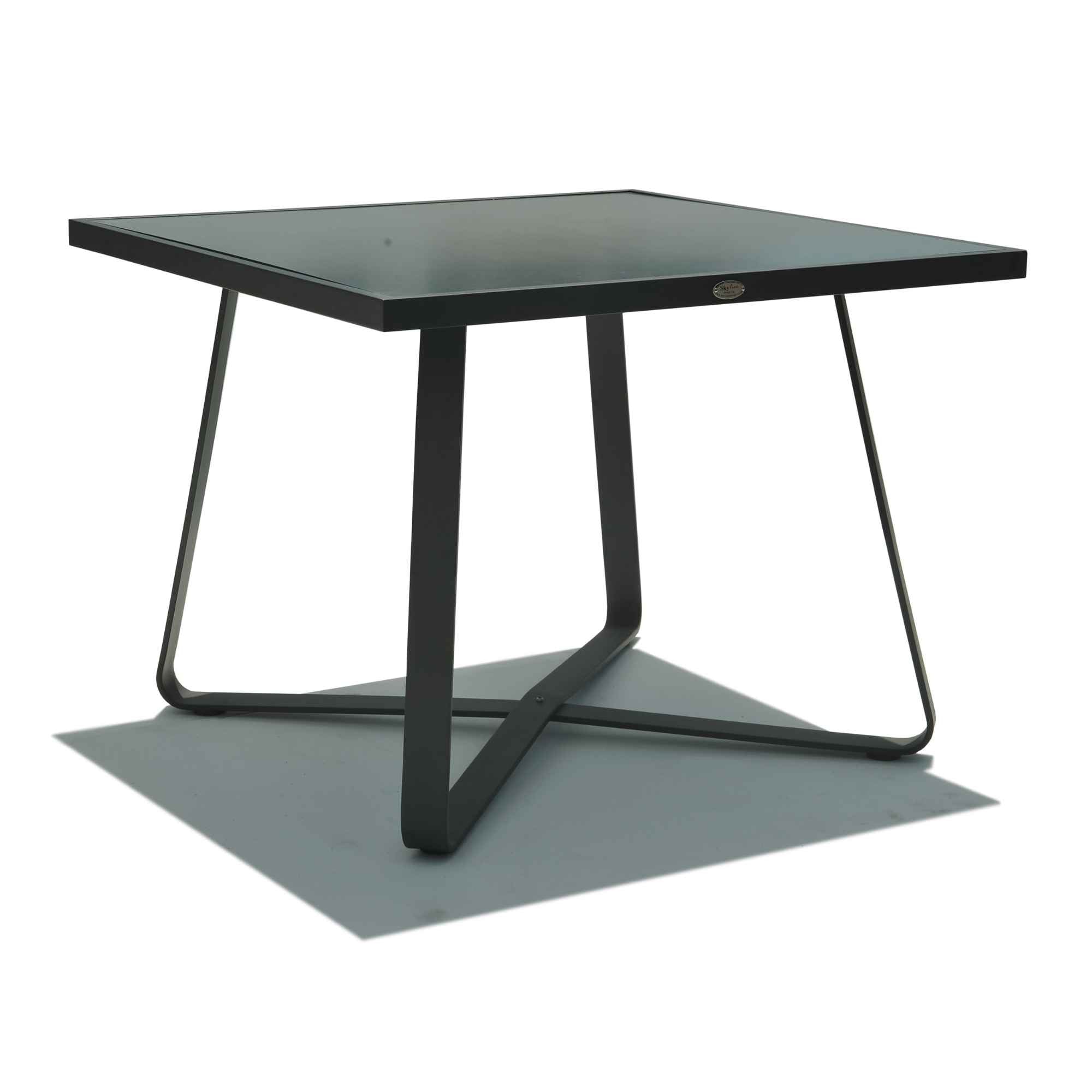 Horizon Square Dining Table with Glass