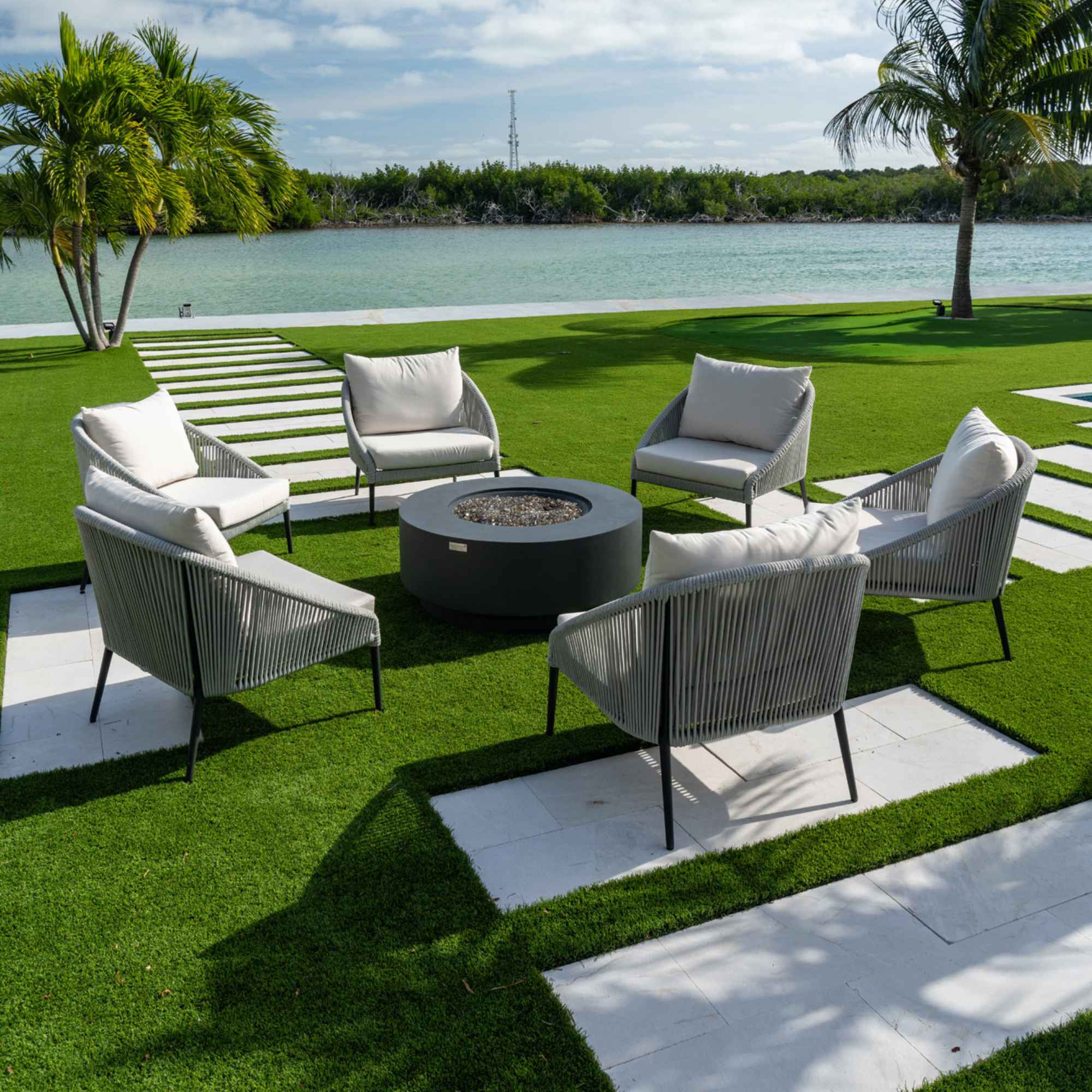 Rodona Armchair with Sunbrella Cushion