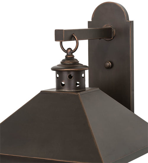 8" Square Personalized Buffalo Post Mount