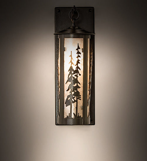 18" Wide Stillwater Tall Pines Wall Sconce