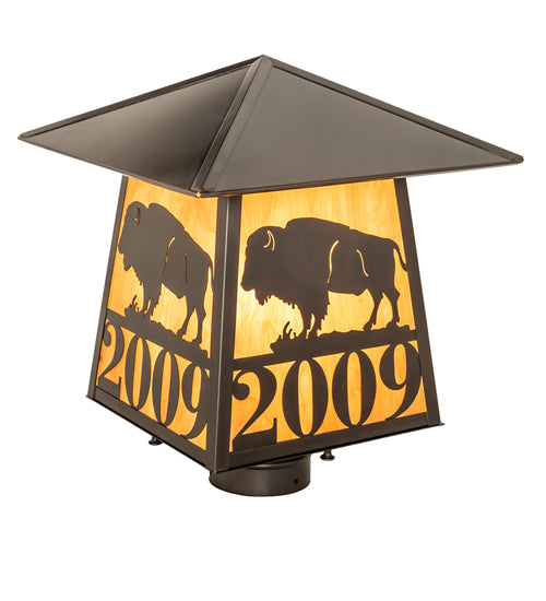 20" Square Hyde Park "T" Mission Flushmount
