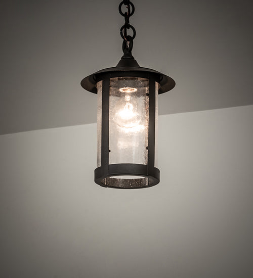 9" Wide Hyde Park "T" Mission Solid Mount Wall Sconce