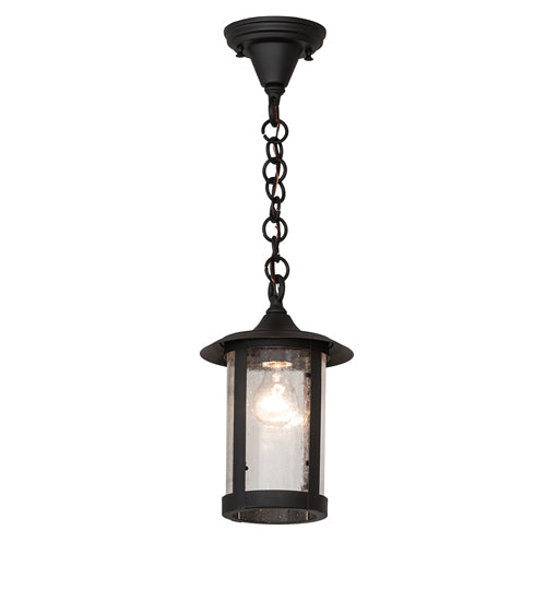 9" Wide Hyde Park "T" Mission Solid Mount Wall Sconce