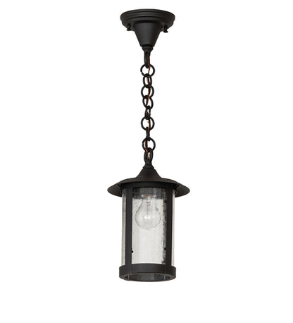 9" Wide Hyde Park "T" Mission Solid Mount Wall Sconce