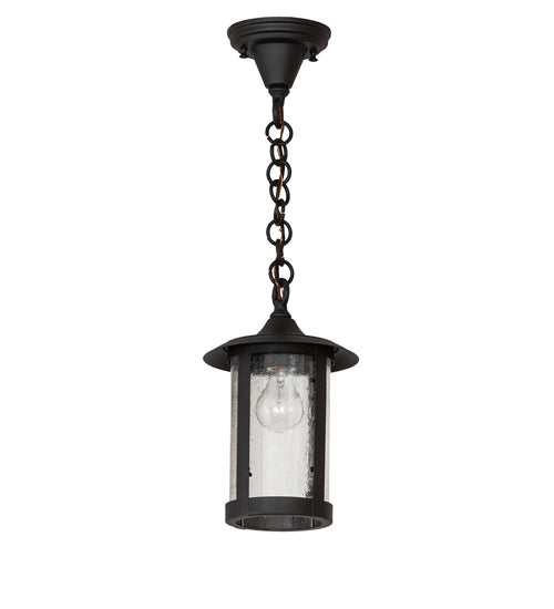 9" Wide Hyde Park "T" Mission Solid Mount Wall Sconce