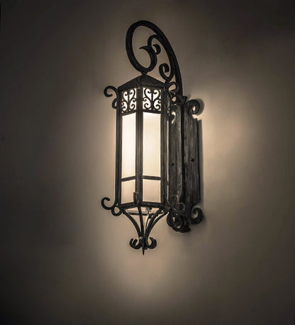 8" Wide Stillwater "T" Mission Wall Sconce