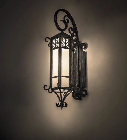 8" Wide Stillwater "T" Mission Wall Sconce