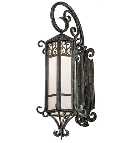 8" Wide Stillwater "T" Mission Wall Sconce