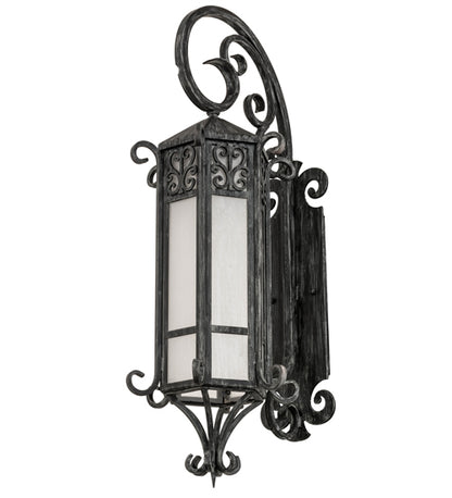 8" Wide Stillwater "T" Mission Wall Sconce
