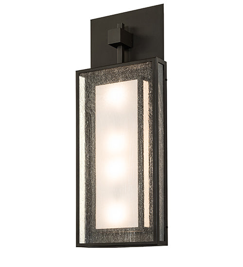 11" Wide Seneca Double Bar Mission Wall Sconce