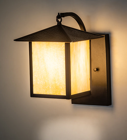 9" Wide Seneca Double Bar Mission Wall Sconce
