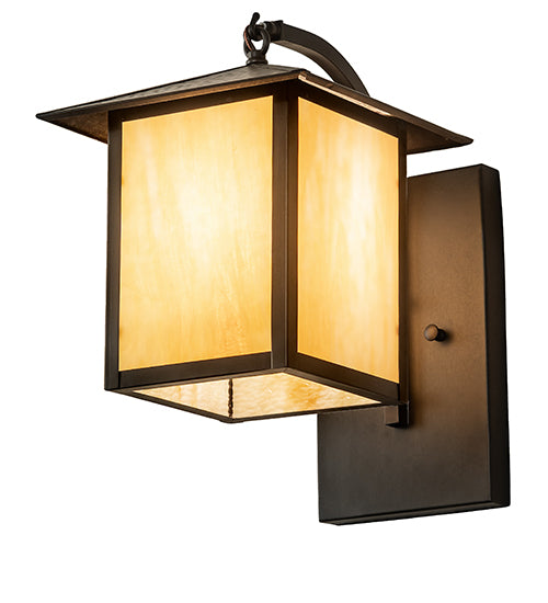 9" Wide Seneca Double Bar Mission Wall Sconce