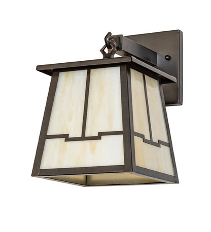 20" Square Hyde Park Ginkgo Flushmount