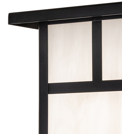 12" Square Stillwater Double Bar Mission Ceiling Pendant