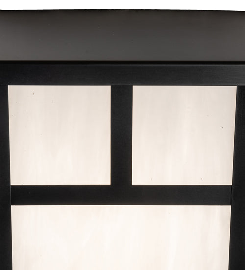 12" Square Stillwater Double Bar Mission Ceiling Pendant